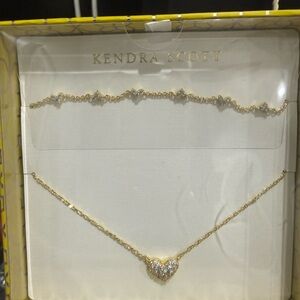 Kendra Scott Gold Heart Necklace